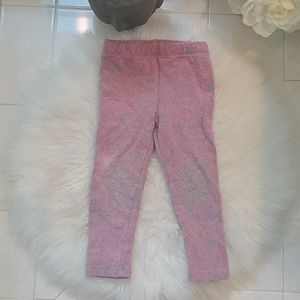 Baby Gap Pink and Gray Heart Pants Size 3
